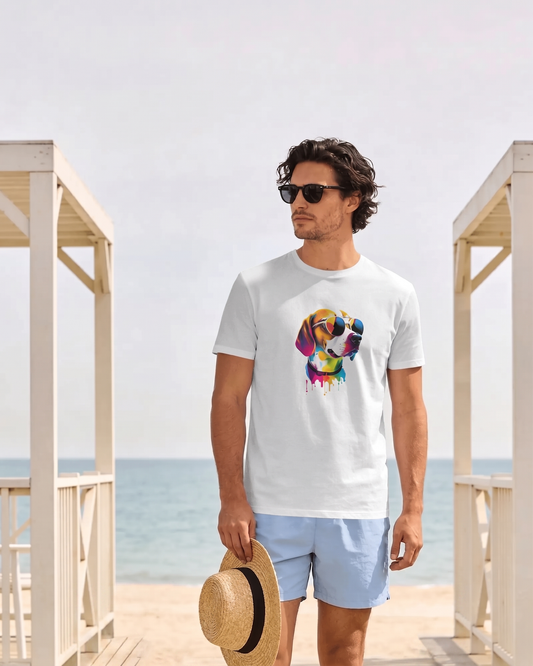 Dog Lover Unisex T-Shirt – Pop Art Design